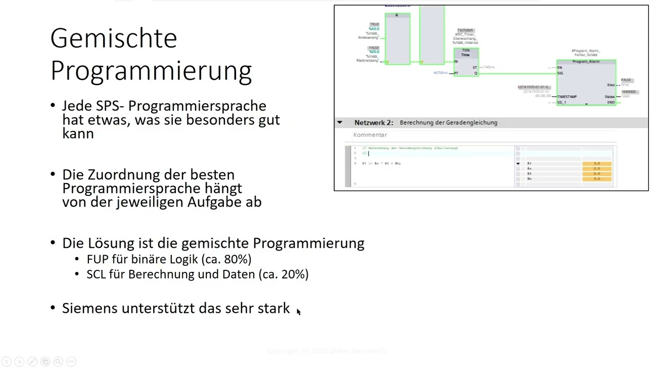 TIA Portal deutsch: FUP oder SCL, die beste SPS- Sprache