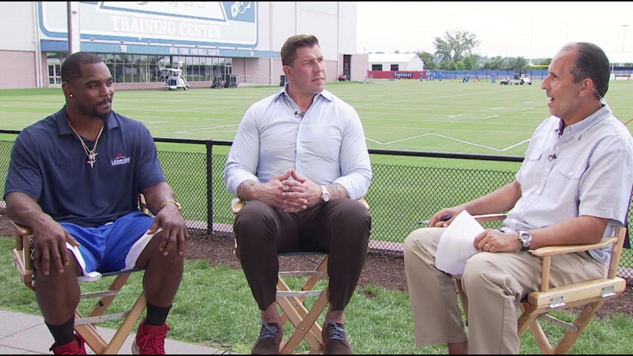Ahmad Bradshaw Interview on Giants Training Camp Live