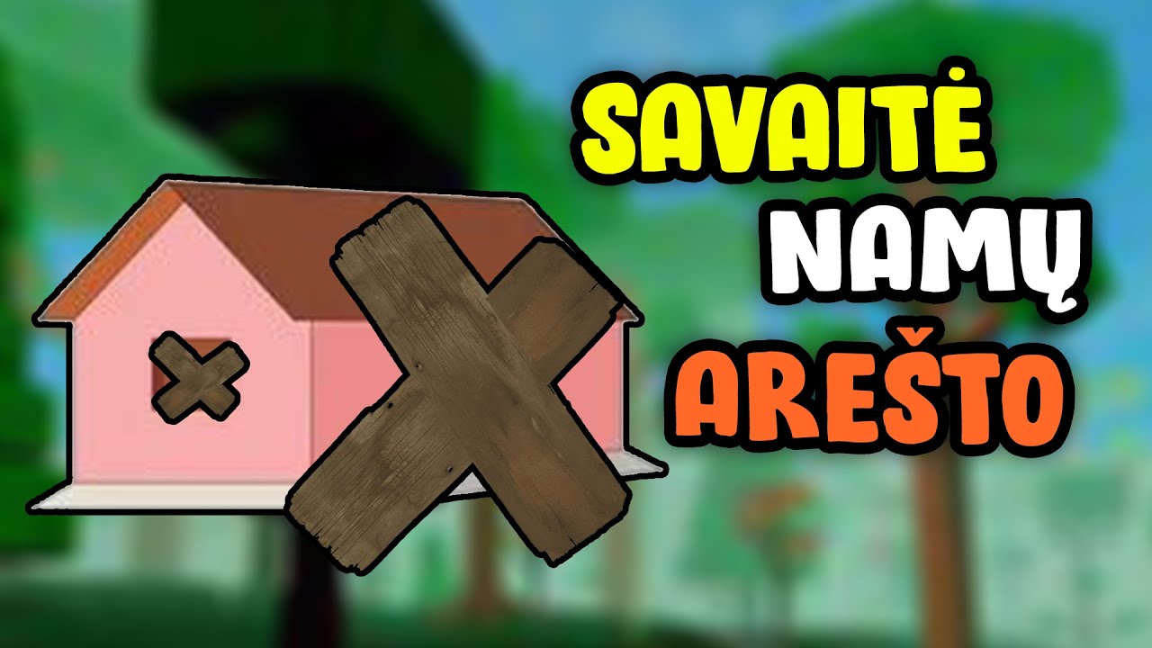 NUBAUSTAS SEDĖTI SAVAITĘ NAMUOSE!