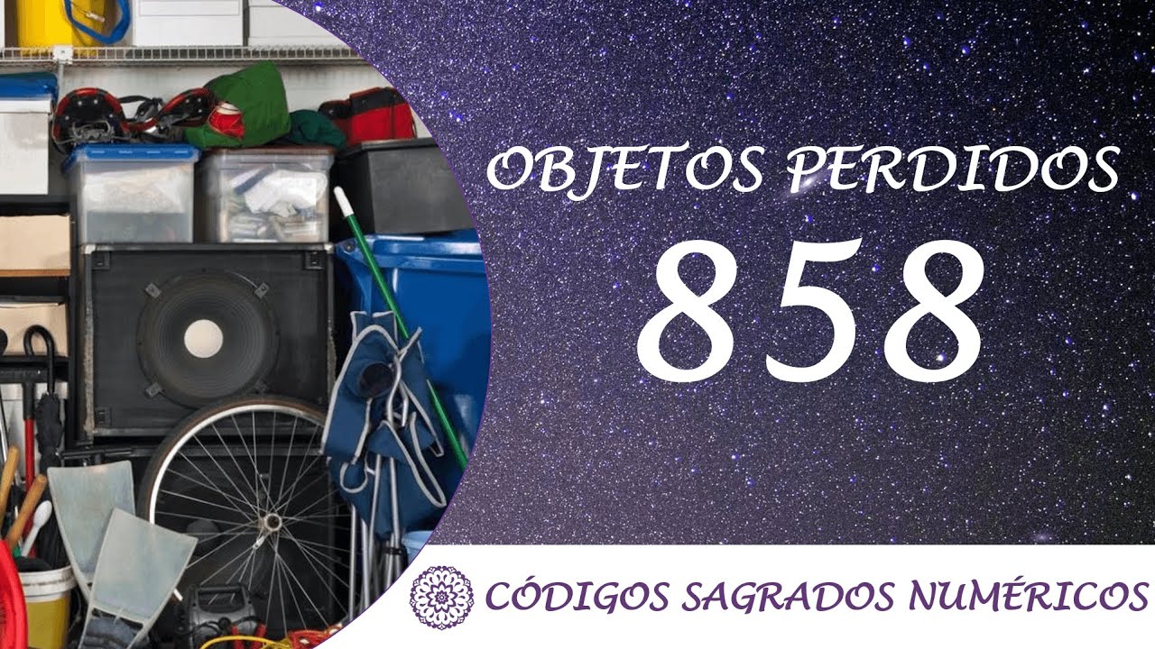 C&oacute;digo Sagrado para recuperar objetos perdidos (858)