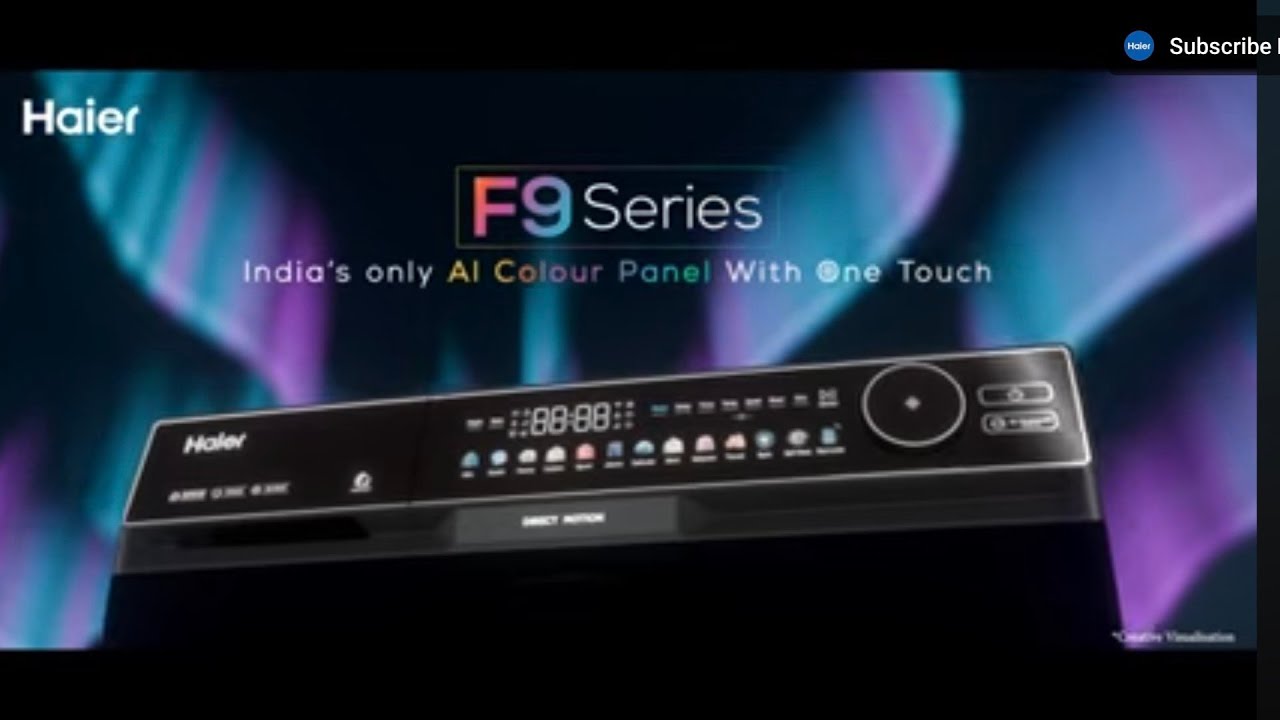 Haier F9 Series Front Load Washing Machine Full Demo