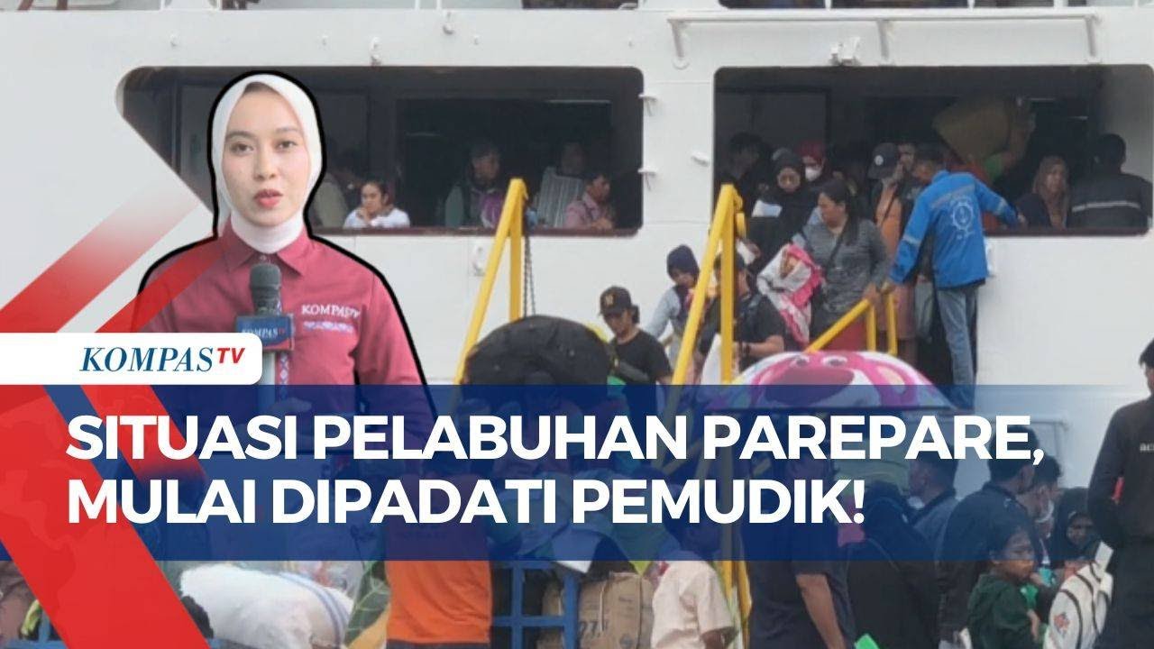 Pantauan Terkini Pelabuhan Parepare Mulai Padat Jelang Puncak Arus Mudik Lebaran 2025