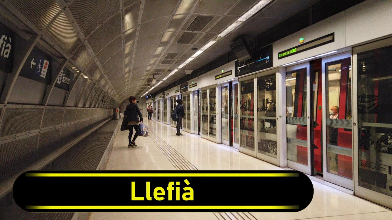 Metro Station Llefià - Barcelona 🇪🇸 - Walkthrough 🚶