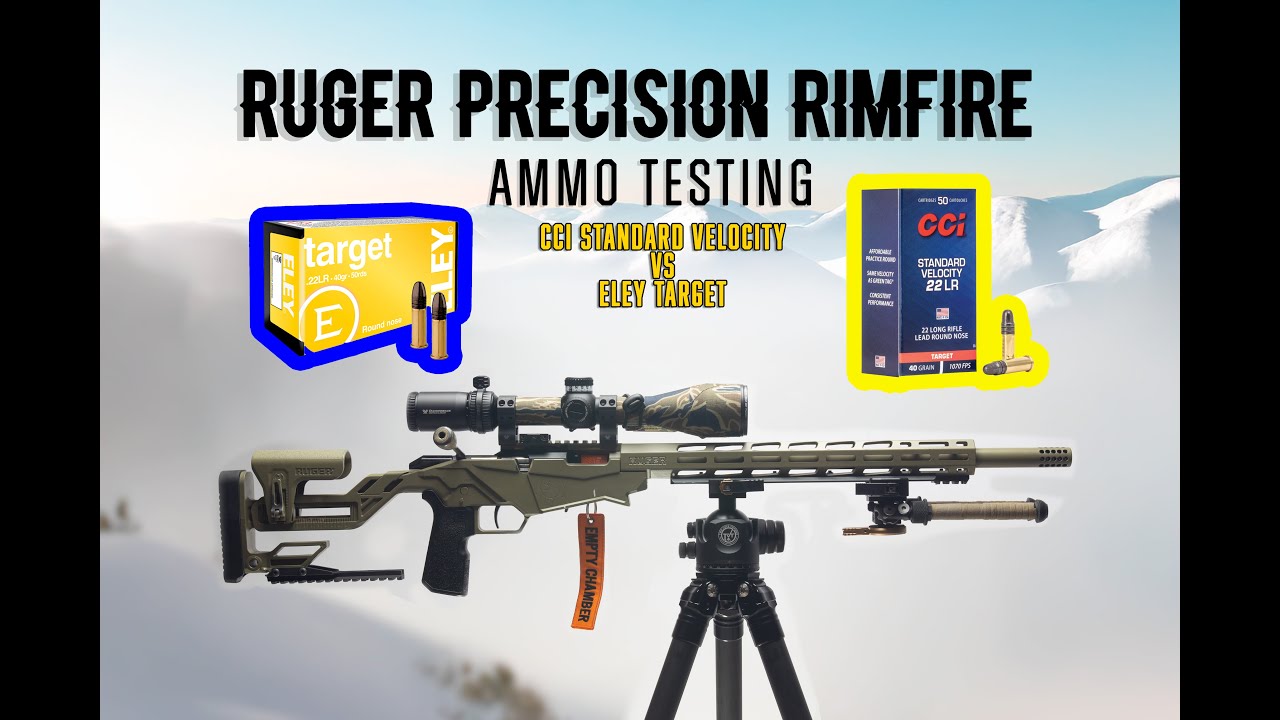 Ruger Precision Rimfire: окончательный тест боеприпасов, часть 1. Стандартная скорость CCI и мише...