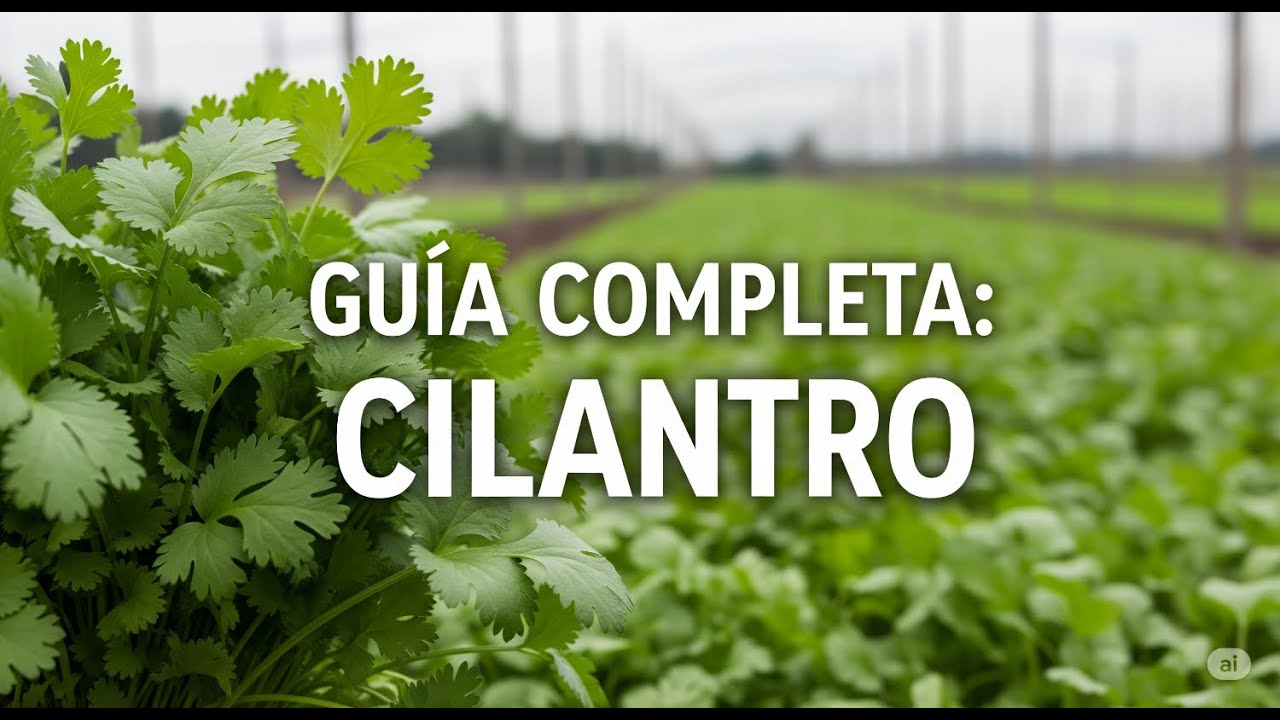 GUIA Completa para el CULTIVO de CILANTRO: Alta Rentabilidad PASO a PASO.