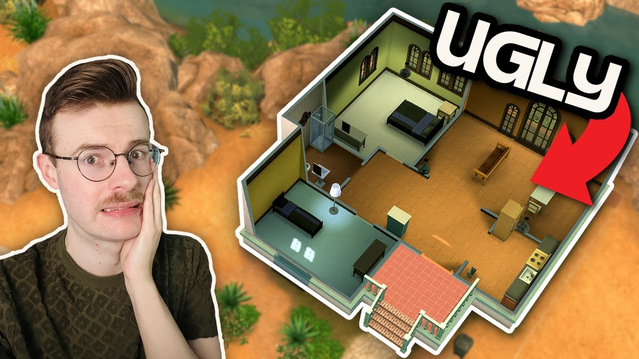 Преображение уродливого стартового дома EA в The Sims 4