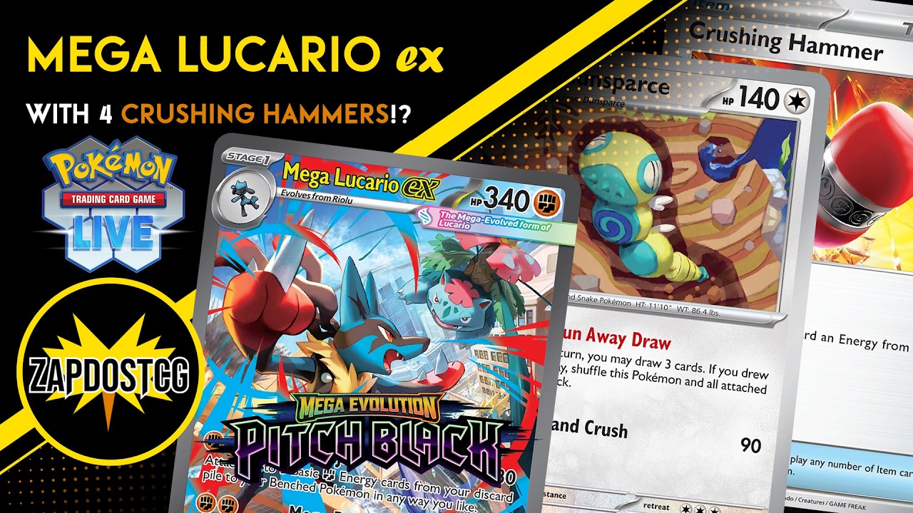 Эта колода с MEGA LUCARIO ex только что ВЫИГРАЛА турнир на 650+ игроков!