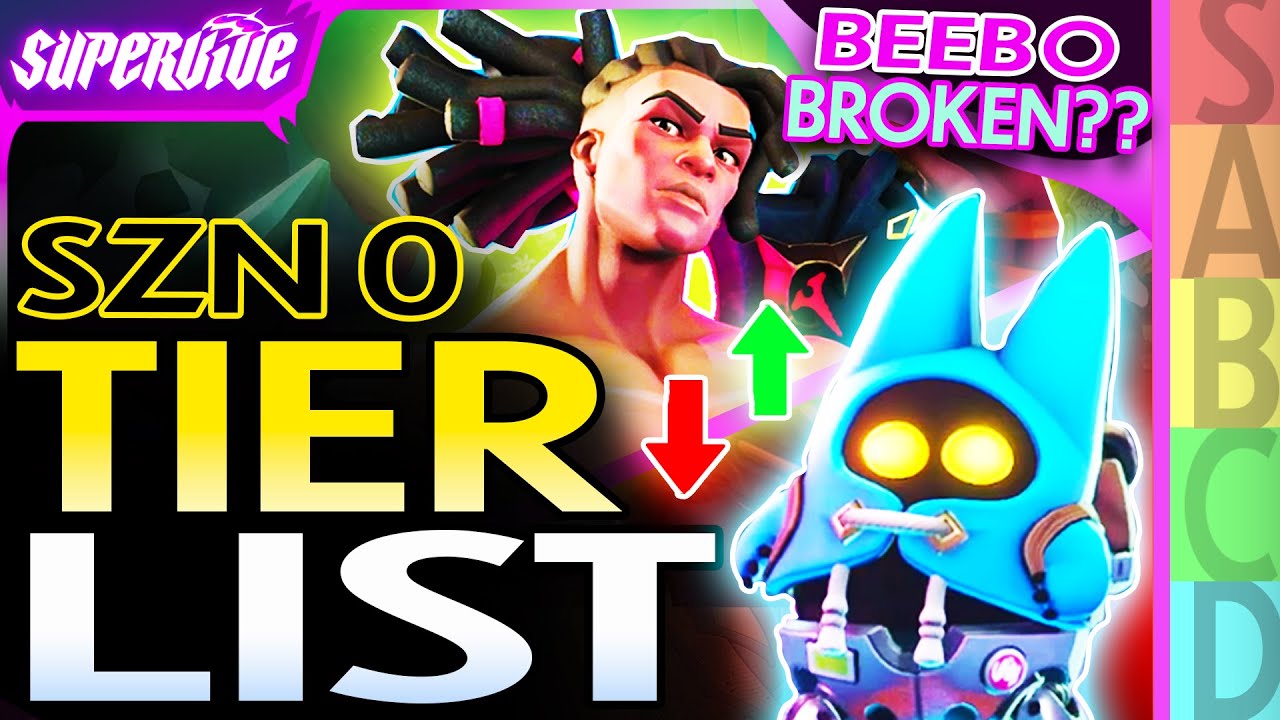 *TIER LIST* BEEBO + BRALL NERFS! SEASON 0 - ARC 1!! BEEBO'S WARPED TOUR || SUPERVIVE