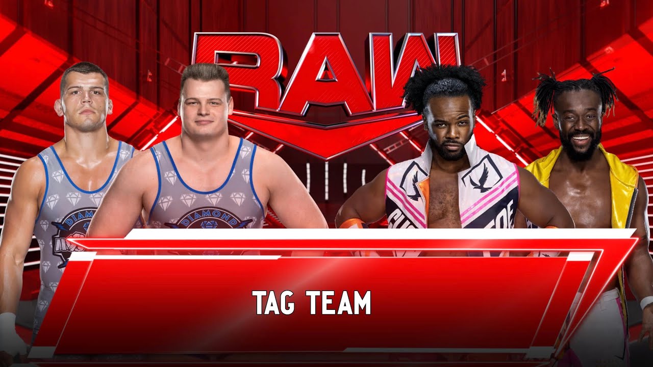 WWE 2K24 The New Day vs. The Creed Brothers on Monday Night Raw