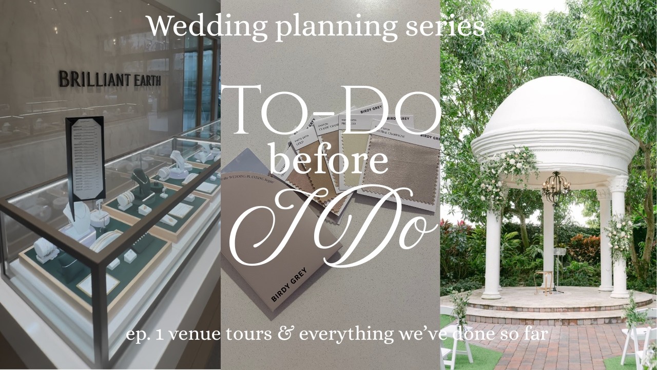 To Do before I Do ep.1 | venue tours | how we're planning our own wedding | what we've done so far