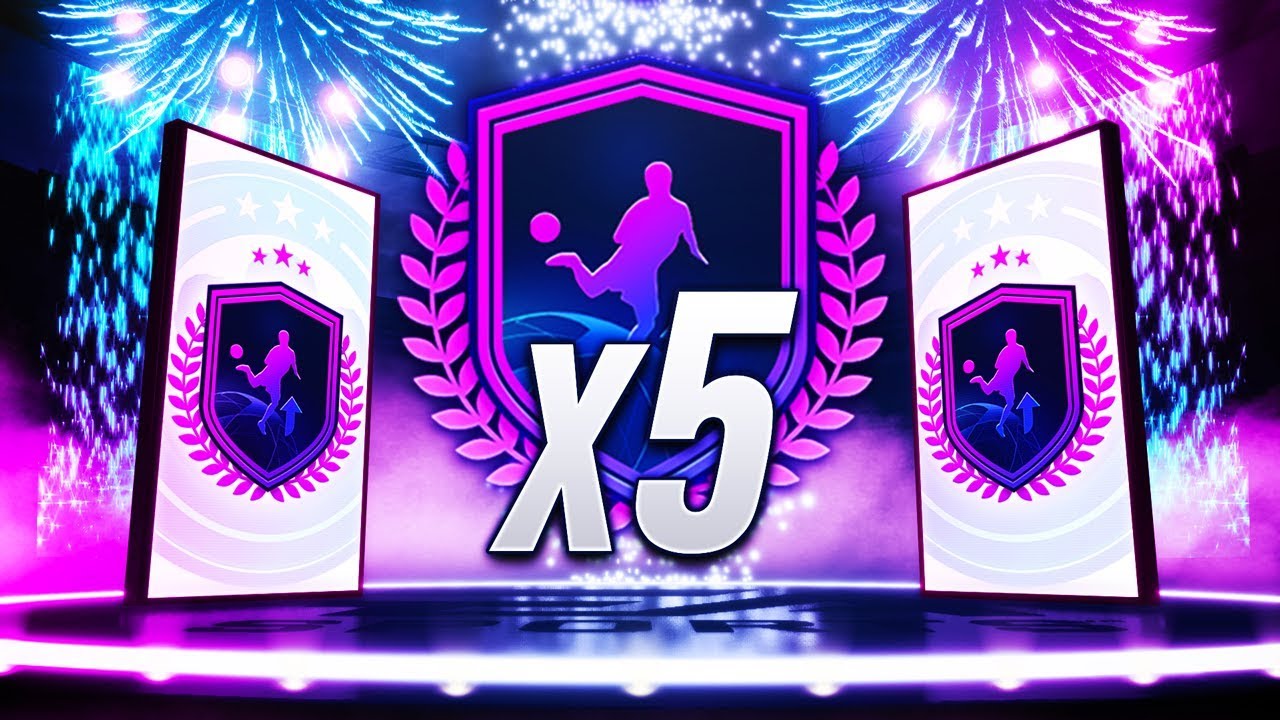 INSANE PACK LUCK!!! 5 MASSIVE UCL PREMIUM UPGRADE PACKS!!! FIFA 19 Ultimate Team