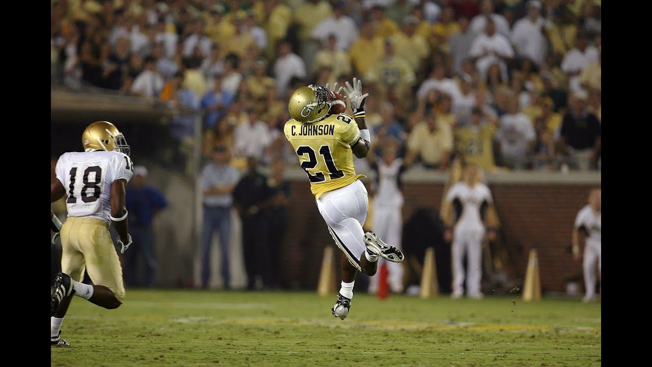 Calvin Johnson Georgia Tech Highlights
