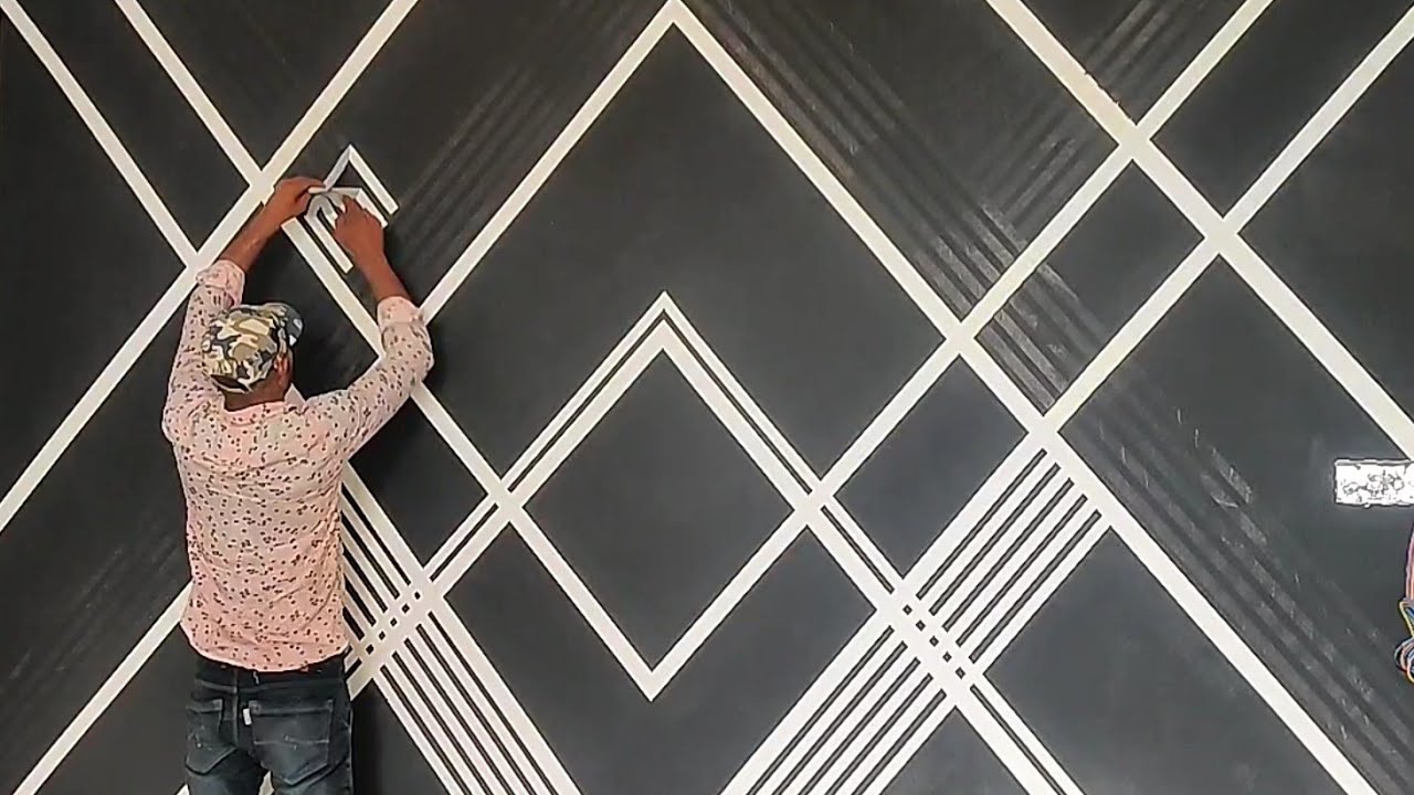 Wall Painting design Ideas / for masking tape