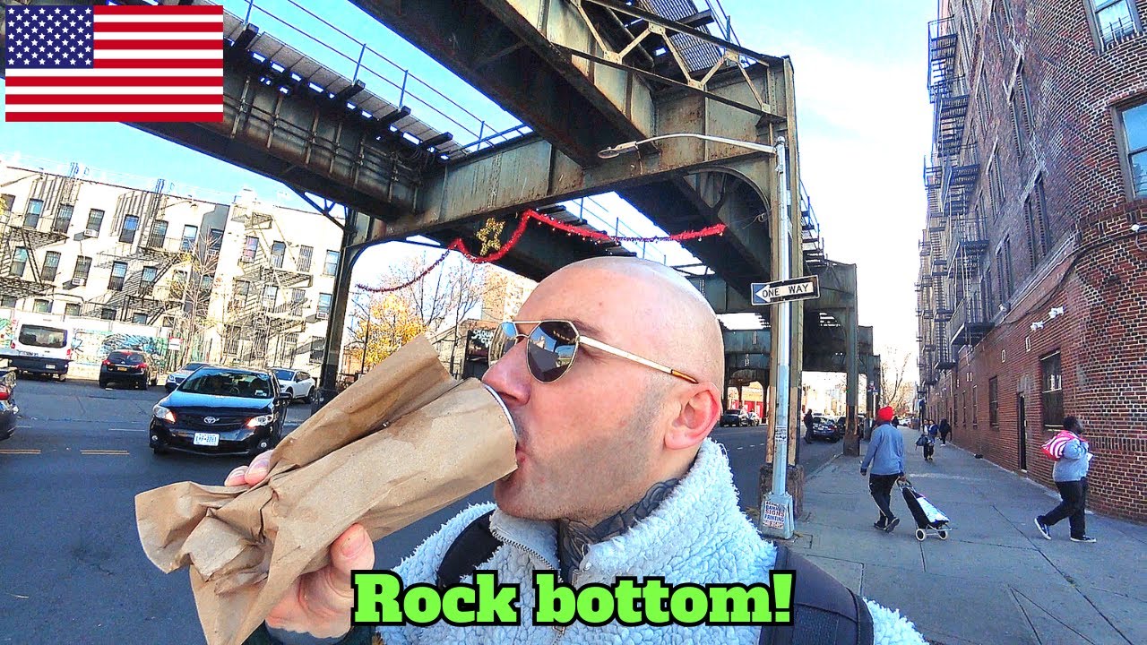 searching for a drink in New York