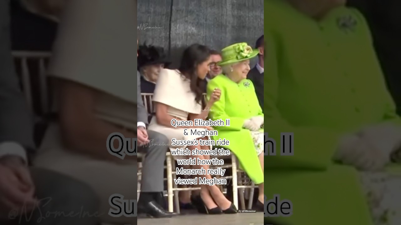 DUCHESS MEGHAN & QUEEN ELIZABETH II&rsquo;S ROYAL TRAIN RIDE THAT DEBUNKS THE QUEEN & MEGHAN BUST UP STORY
