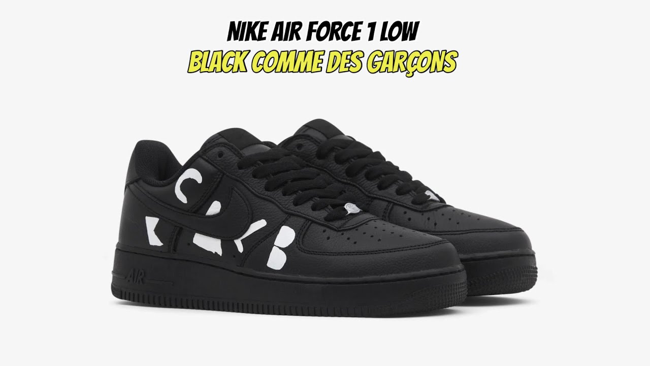 Nike Air Force 1 Low BLACK COMME des GAR&Ccedil;ONS