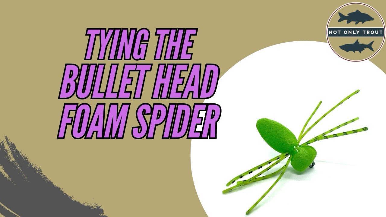Bullet Head Foam Spider - drive bluegills crazy!!
