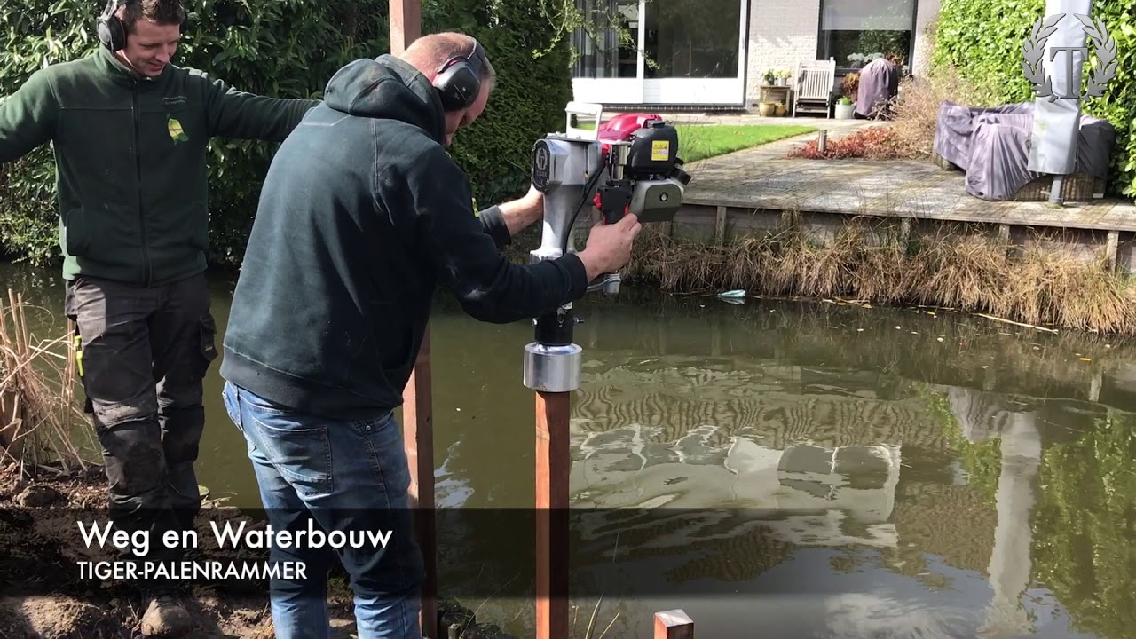 Sneller palen slaan met Tiger-Palenrammer, Tiger PD82, Tiger Multi, www.tiger-palenrammer.nl