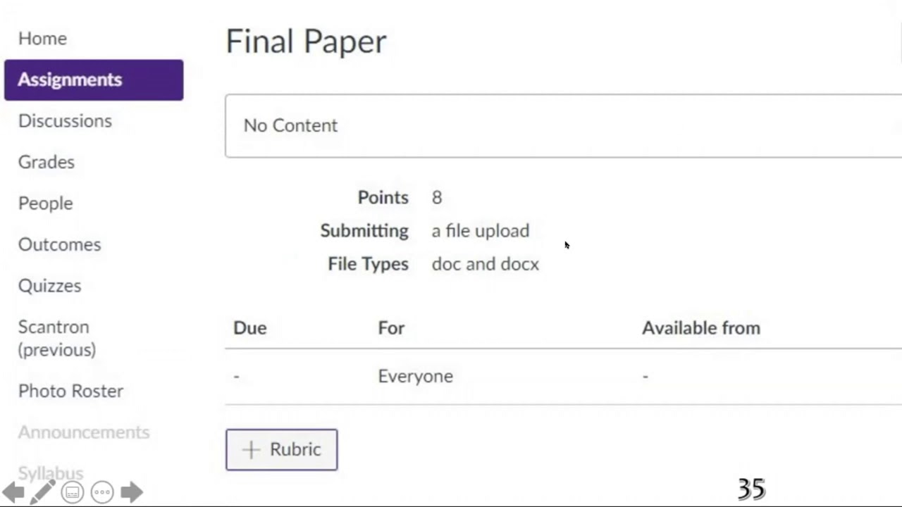Canvas for Automated Data Collection: 7. Aligning to Course Assignments