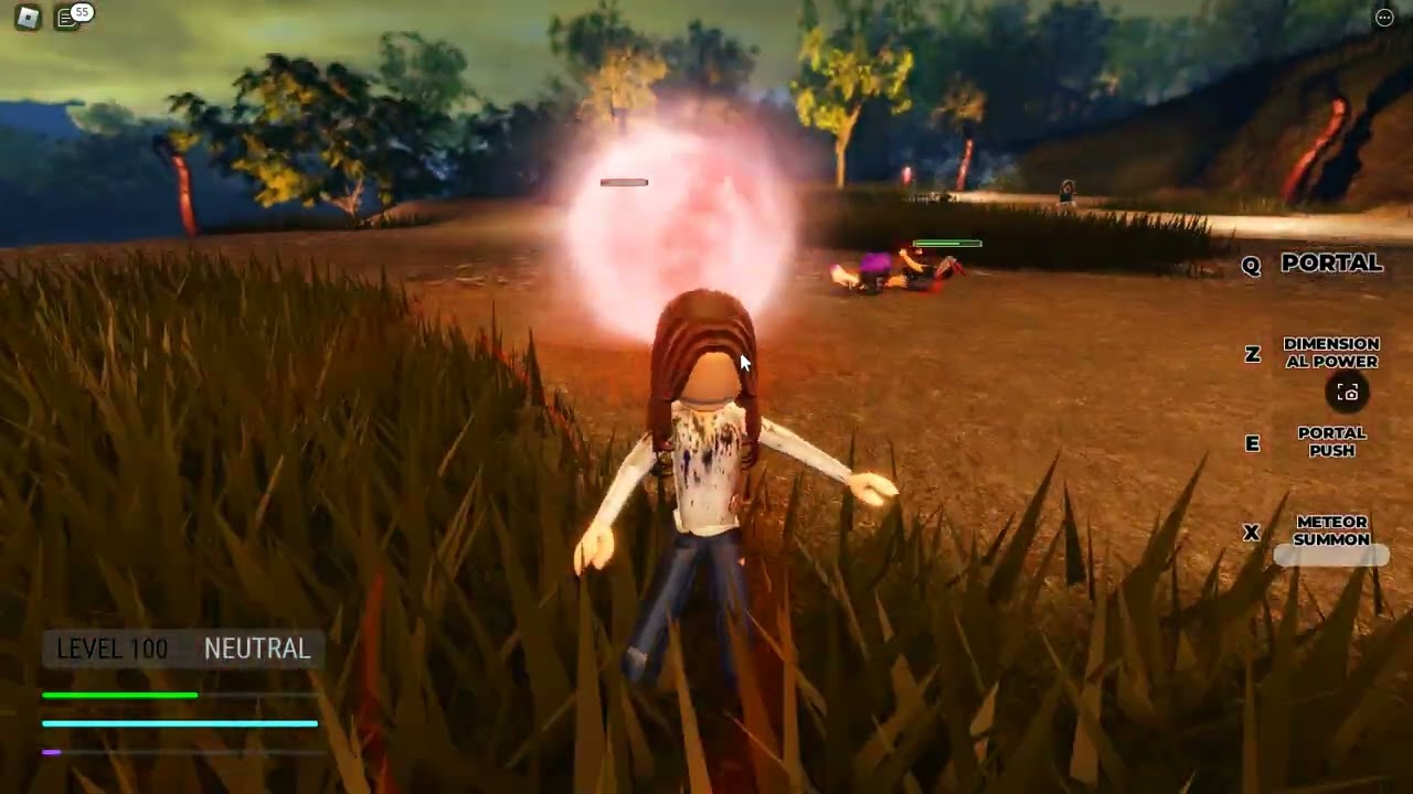 Level 100 Dimensiokinesis gameplay | The Kinetic Abilites | Roblox | Qxkutoxx