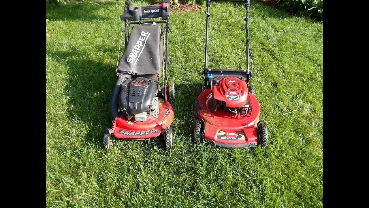 The Snapper Toro Lawn Mower Bake-Off Competition -- Which Cuts Better -- May 21, 2013
