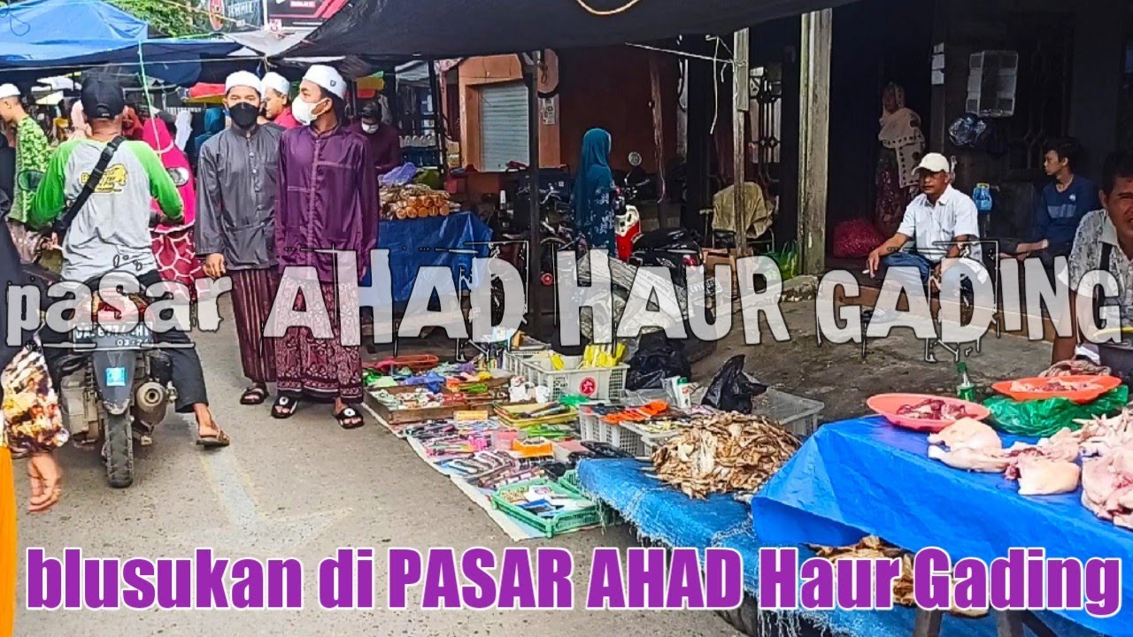 Blusukan di Pasar AHAD Haur Gading Hulu Sungai Utara Amuntai