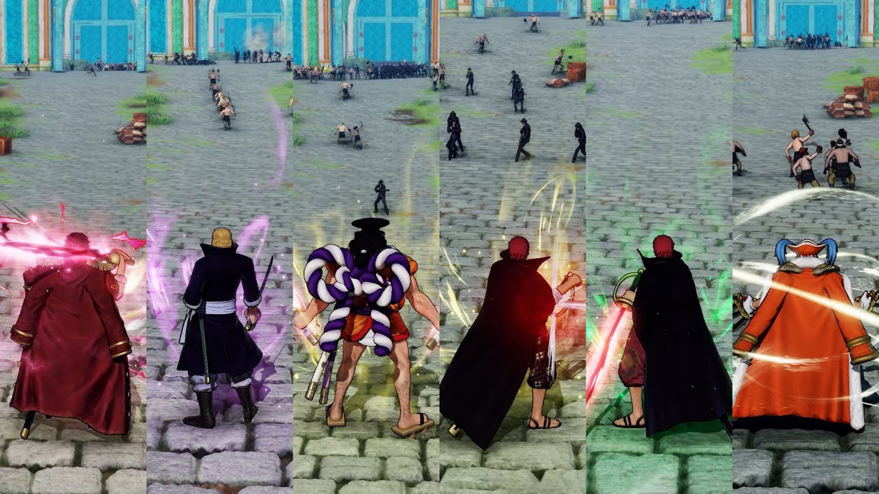 One Piece Pirate Warriors 4 - All Roger Pirates Complete Moveset
