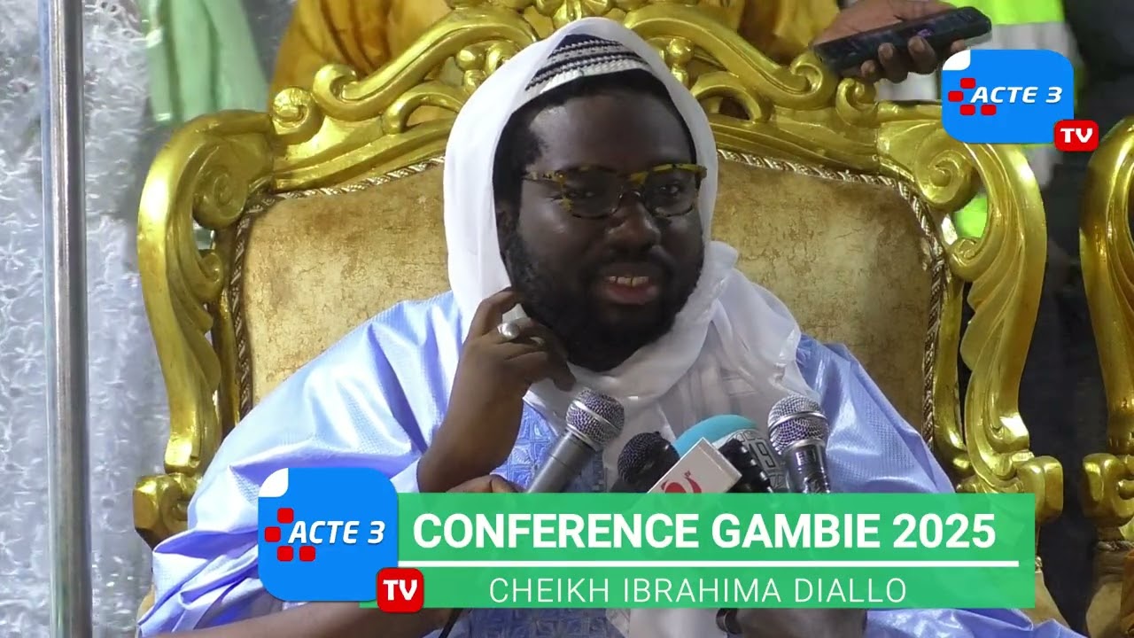 CONFERENCE GAMBIE 2025  CHEIKH IBRAHIMA IBN CHEIKH MOUHIDINE SAMBA DIALLO