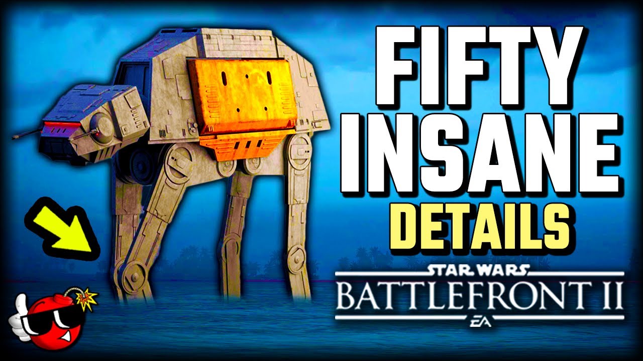 50 INSANE DETAILS on Scarif - Star Wars Battlefront 2