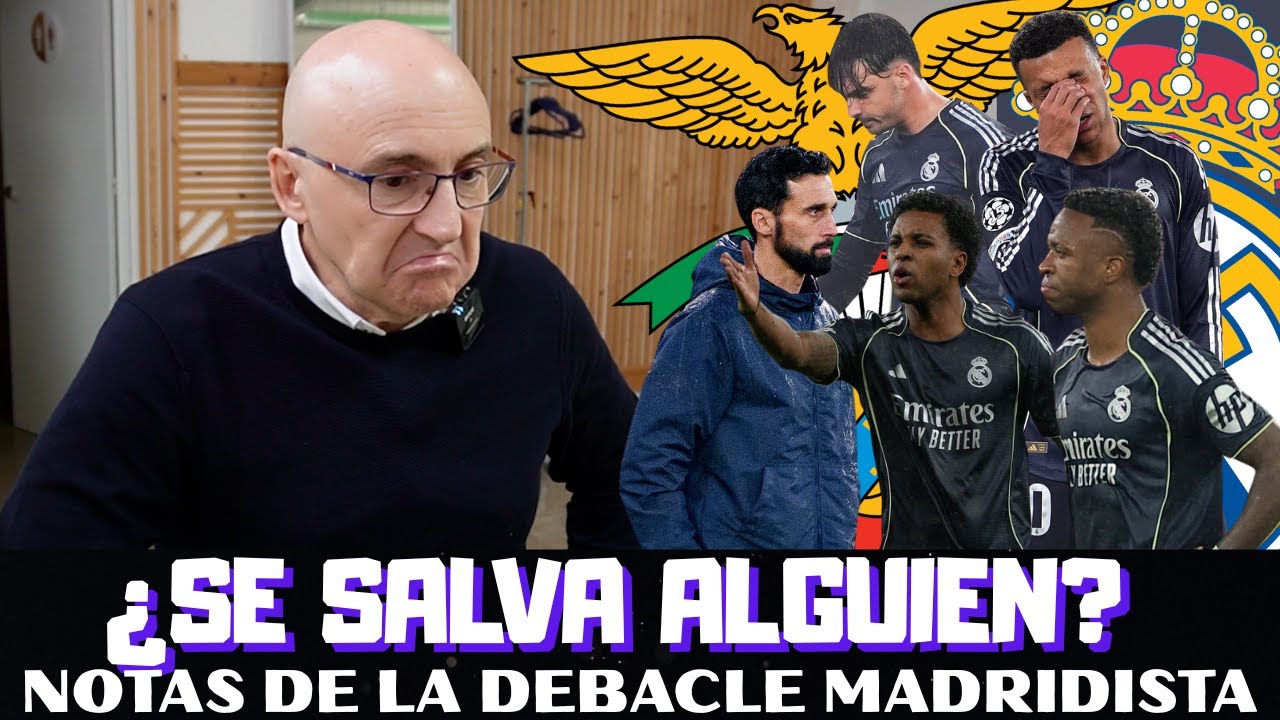 ¿UN 0 PARA RODRYGO Y ASENCIO? ¿SE SALVA SOLO MBAPPÉ? NOTAS DEL BENFICA vs REAL MADRID. CHAMPIONS