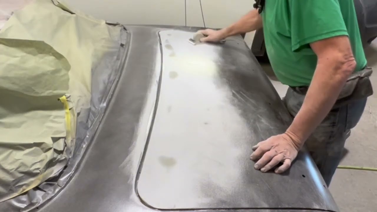 THE MASTER TEACHES FIRST BLOCKING👀🧐 Easy DIY Blocking Primer Techniques How To Sand Car Paint Proper