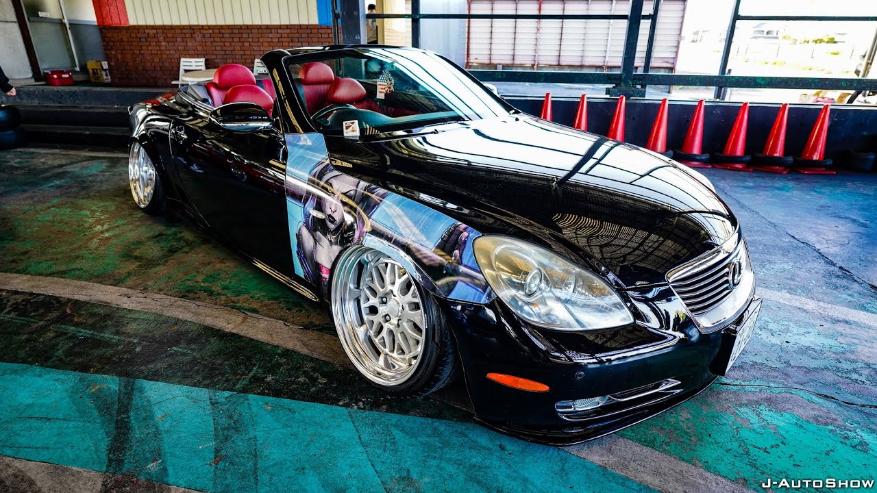 LEXUS SC430 stance - lowered meet 2021  ロワミ