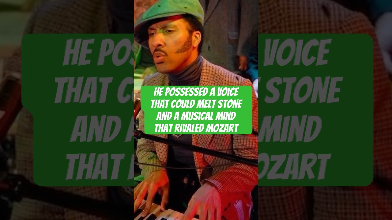 He possessed a voice that could melt stone and a musical mind that rivaled Mozart  #music #soul