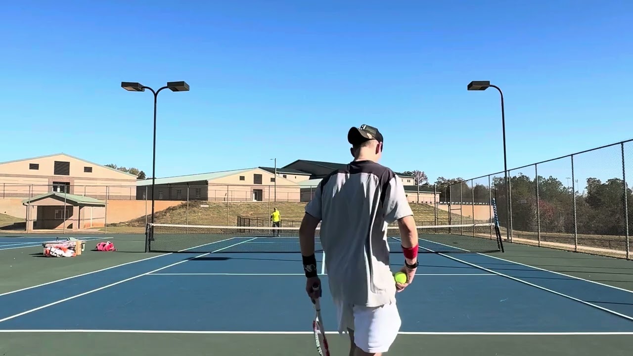 I love my lefty forehand and my Cam Norrie backhand. I cannot get as much power on my serve lefty&hellip;..