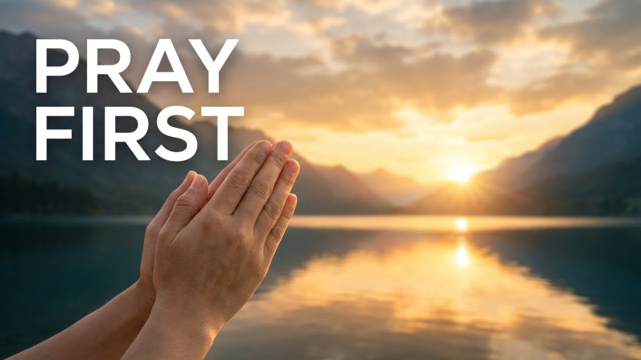 Prayer as Your First Response, Not Your Last