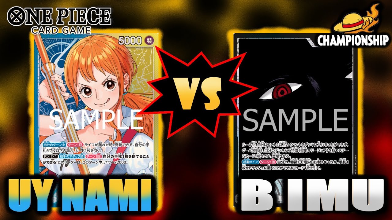 One Piece TCG: Разбор/анализ игры высокого уровня с Востока, UY Нами против B Иму (OP14-EB03)