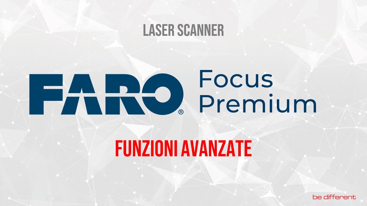 Flash Webinar - Funzionalità avanzate FARO Focus Premium e FARO Scene