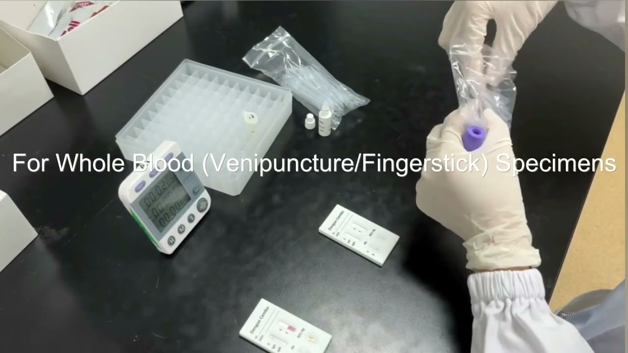 Dengue IgG IgM NS1 Video 20T English