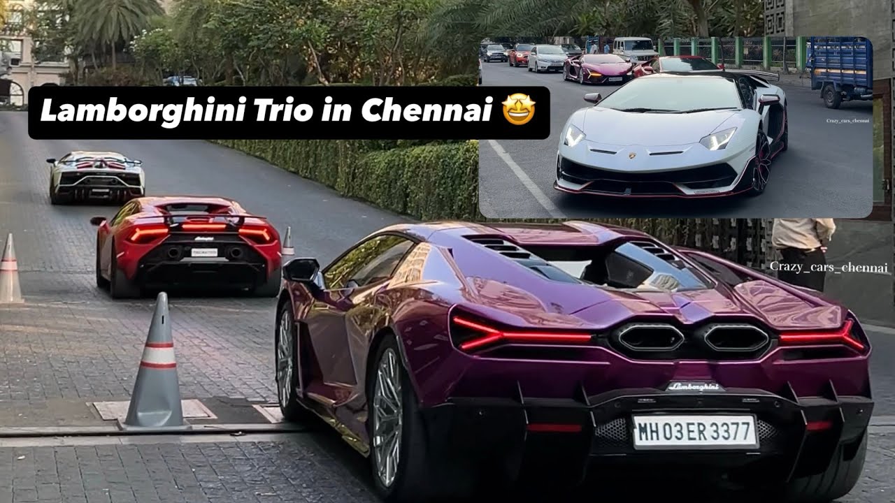 LAMBORGHINI IN INDIA 🇮🇳 #lamborghini #chennai #lambo #supercars #supercar #aventador #india #youtube