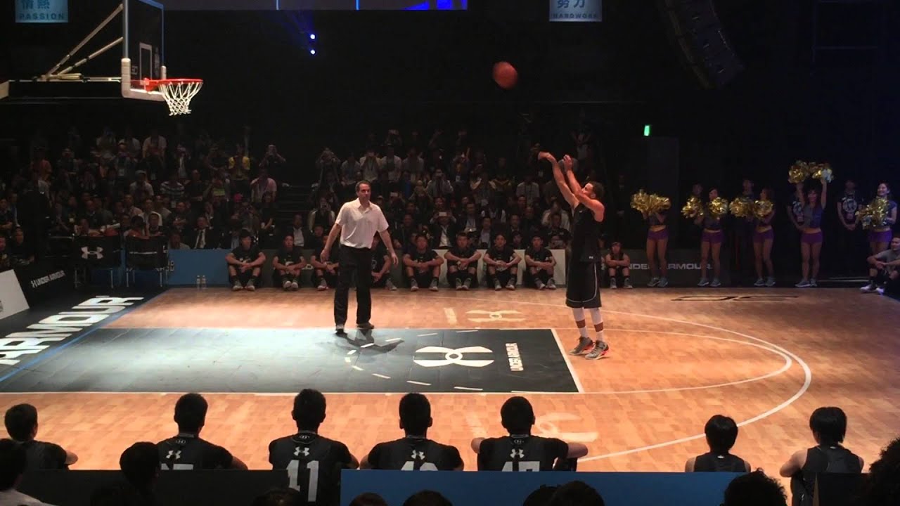 Stephen Curry  workout/UARoadshow in Tokyo  ステファンカリー　ワークアウト
