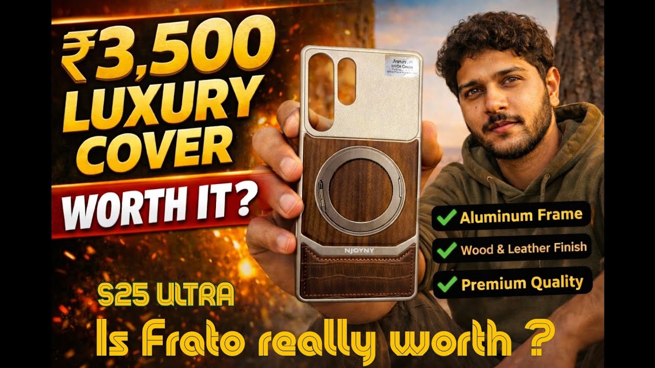 Frato Aluminum S25 ultra Cover Wooden Leather Case Worth It? | Real luxury or Scam? 😱