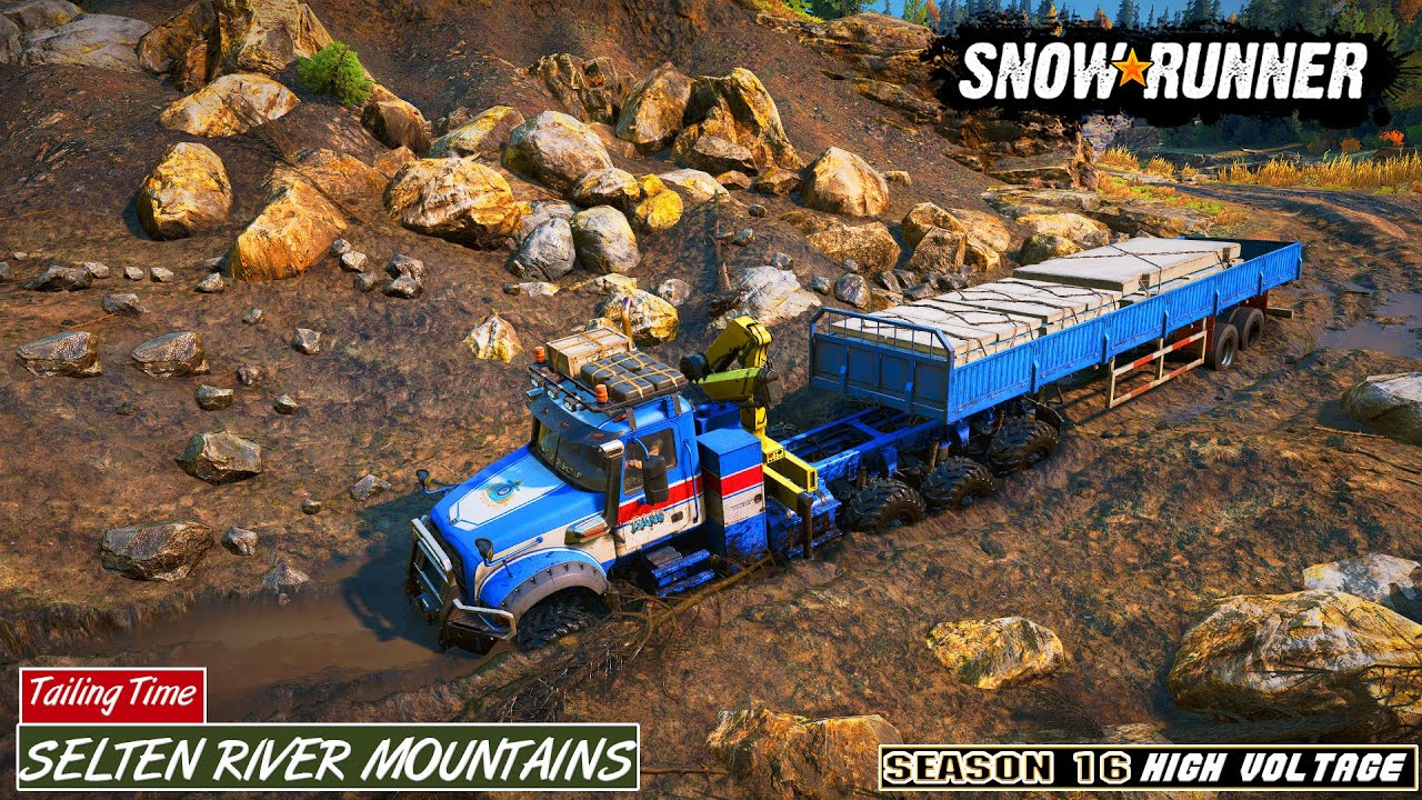 SnowRunner : Sezonul 16 | Selten River Mountains : Tailing Time