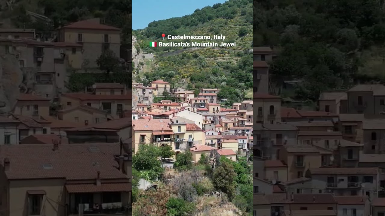 🇮🇹 Castelmezzano, Włochy | Ucieczka z drona w 4K
