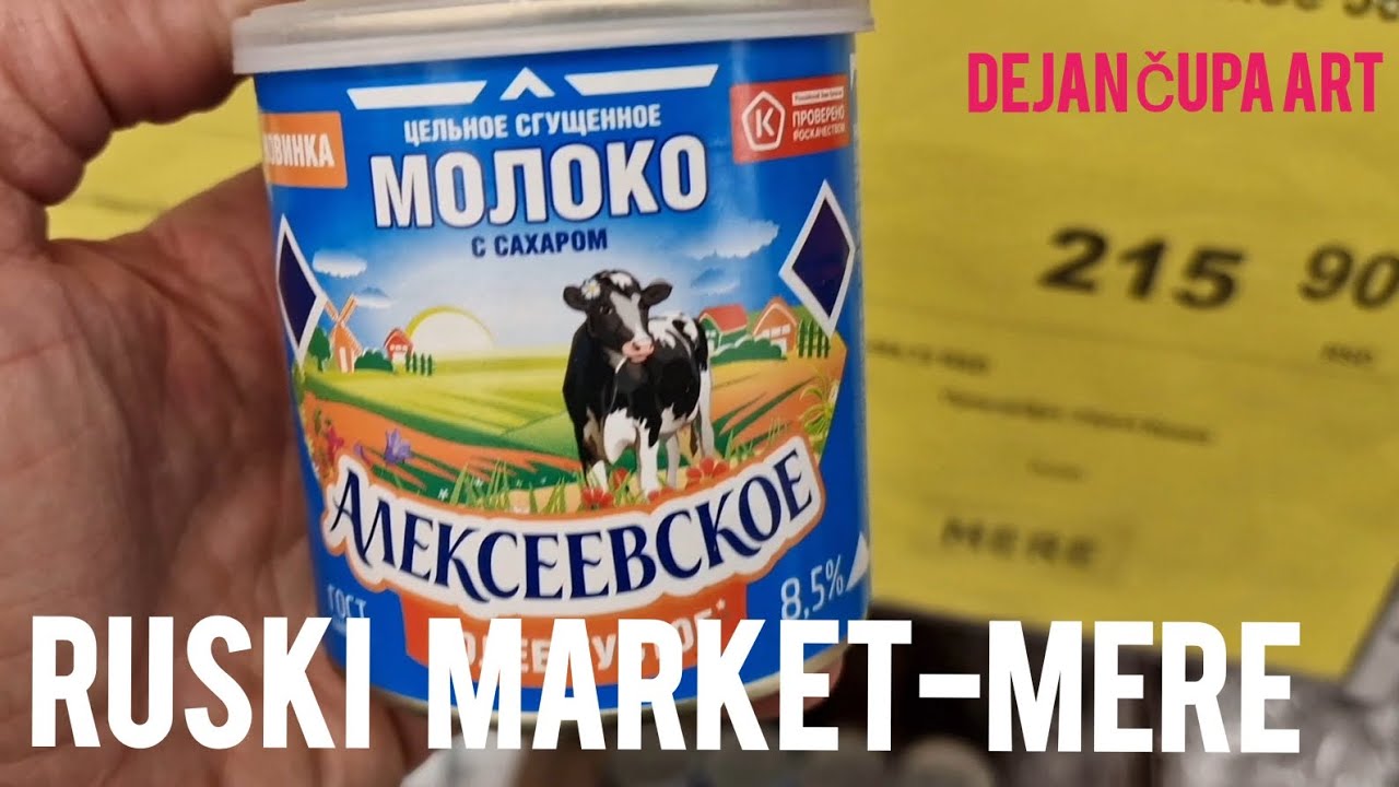 Ruski market-MERE      Ušao sam-Vidim -Akcije-Sniženja-Jeftino-Najjeftinije !!!   -Dejan Čupa Art 