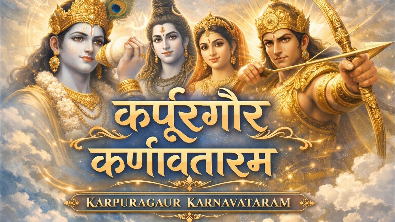 कर्पूरगौरं करुणावतारं | शिव स्तुति || सुबह सुनें ये पावन मंत्र और पाएँ शांति || 