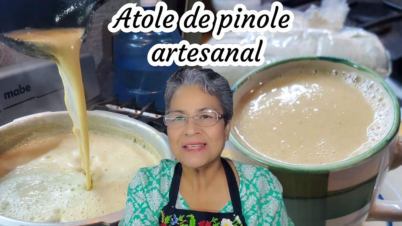 RECETA ATOLE DE MAIZ tostado, artesanal 😋 O 