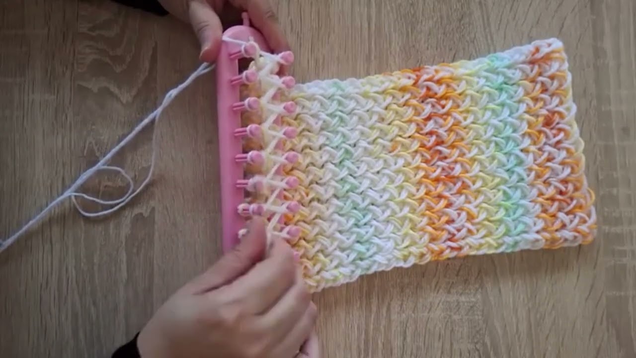 Super Easy Rectangular Loom Crochet – Step‑by‑Step Tutorial