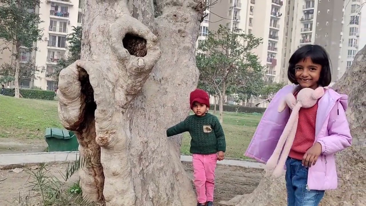 बाय-बाय नोएडा, 👋लास्ट डे है हमारा सोसायटी पार्कमें 😌#daily vlogs #@archanaofficial1019 #viral video 