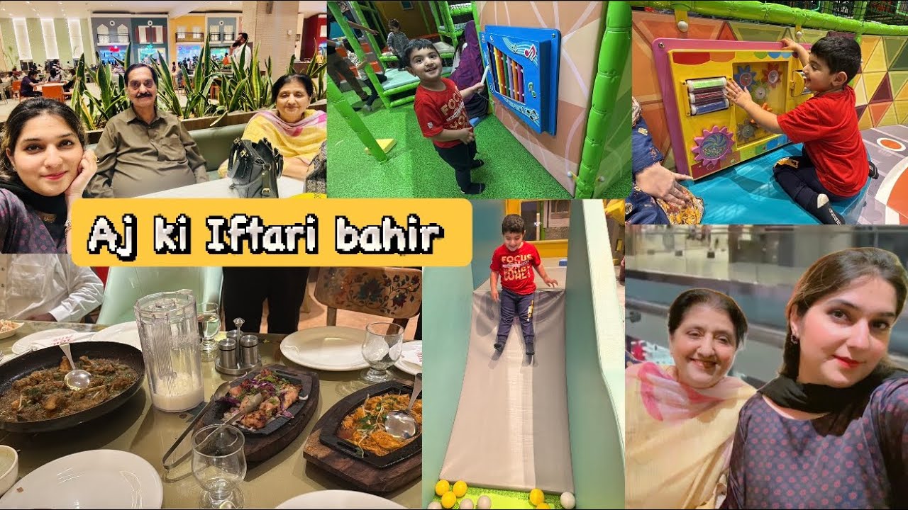 Aj Iftari ki bahir|🥰|Bacho nay kia khoob enjoy|😍|SindBad/Pind Restaurant|😍|#sabalifestyle 