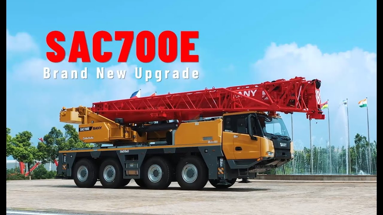 Sany crane video SAC700E